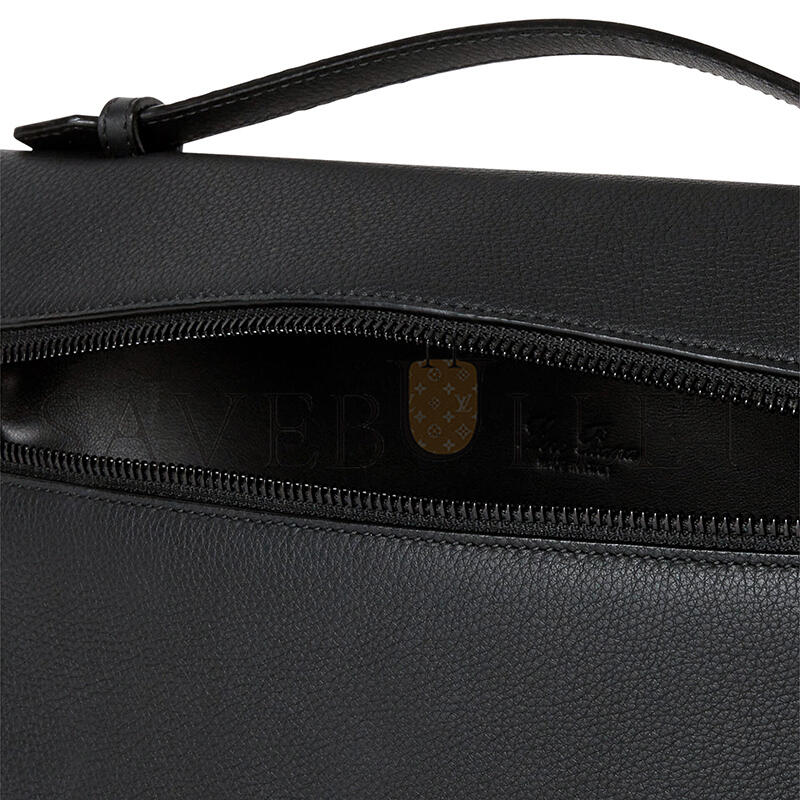 L0r0 P1ana extra pouch l29 grained calfskin fan9085 (29*17*5cm)